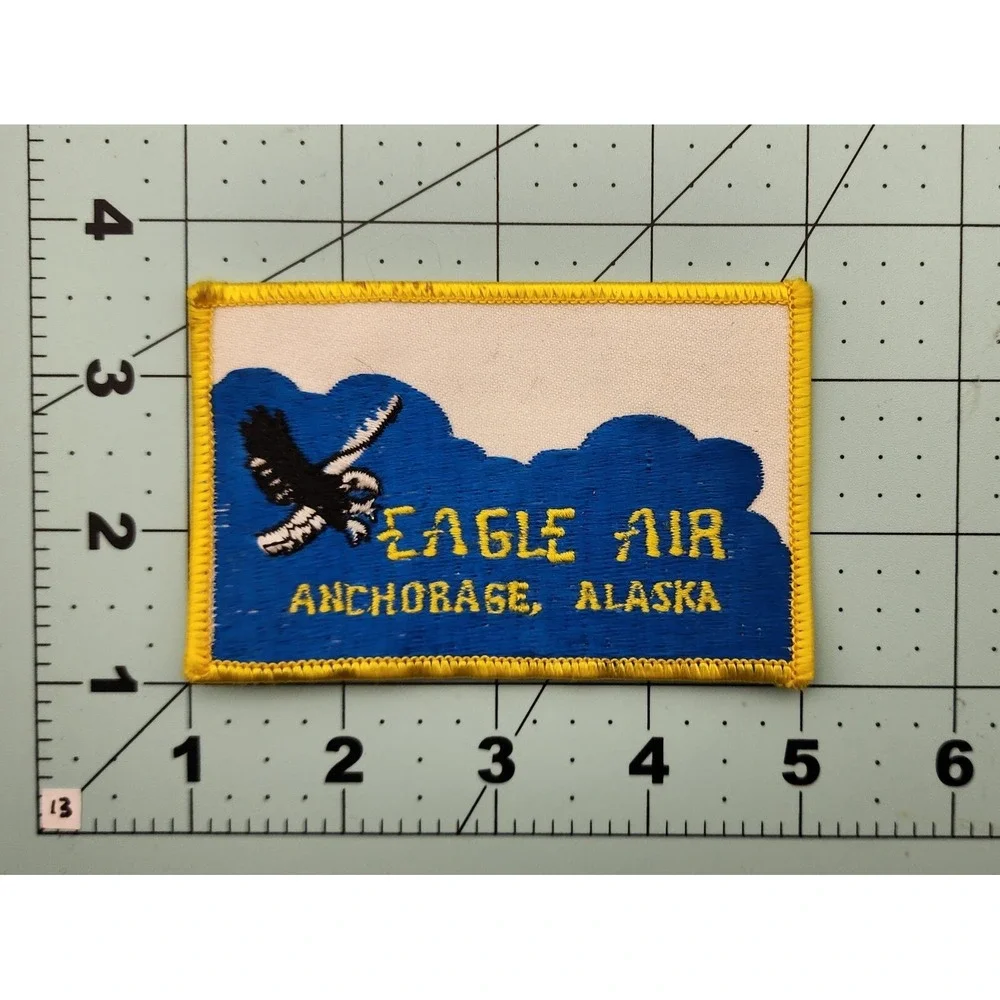 EAGLE AIR ANCHORAGE ALASKA EMBROIDERED PATCH‎